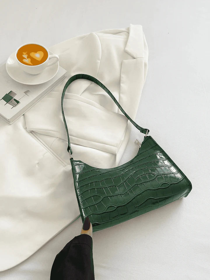 Emerelle Croc Luxe Shoulder Bag