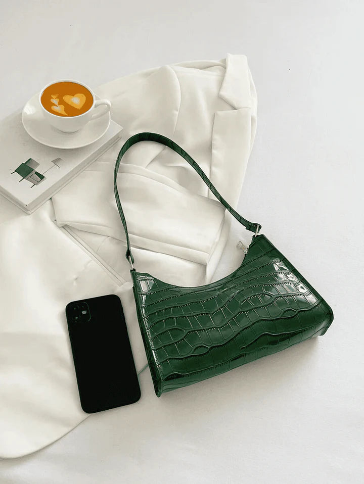 Emerelle Croc Luxe Shoulder Bag