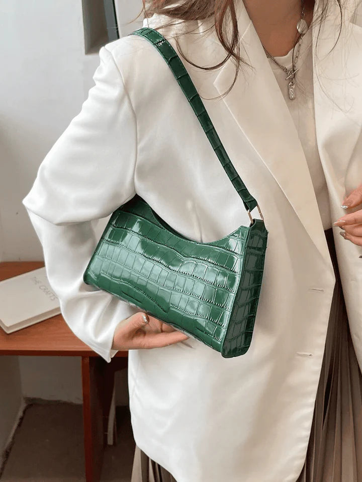 Emerelle Croc Luxe Shoulder Bag