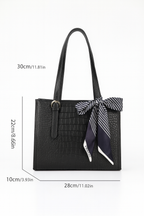 Aurenzo Midnight Charm Tote