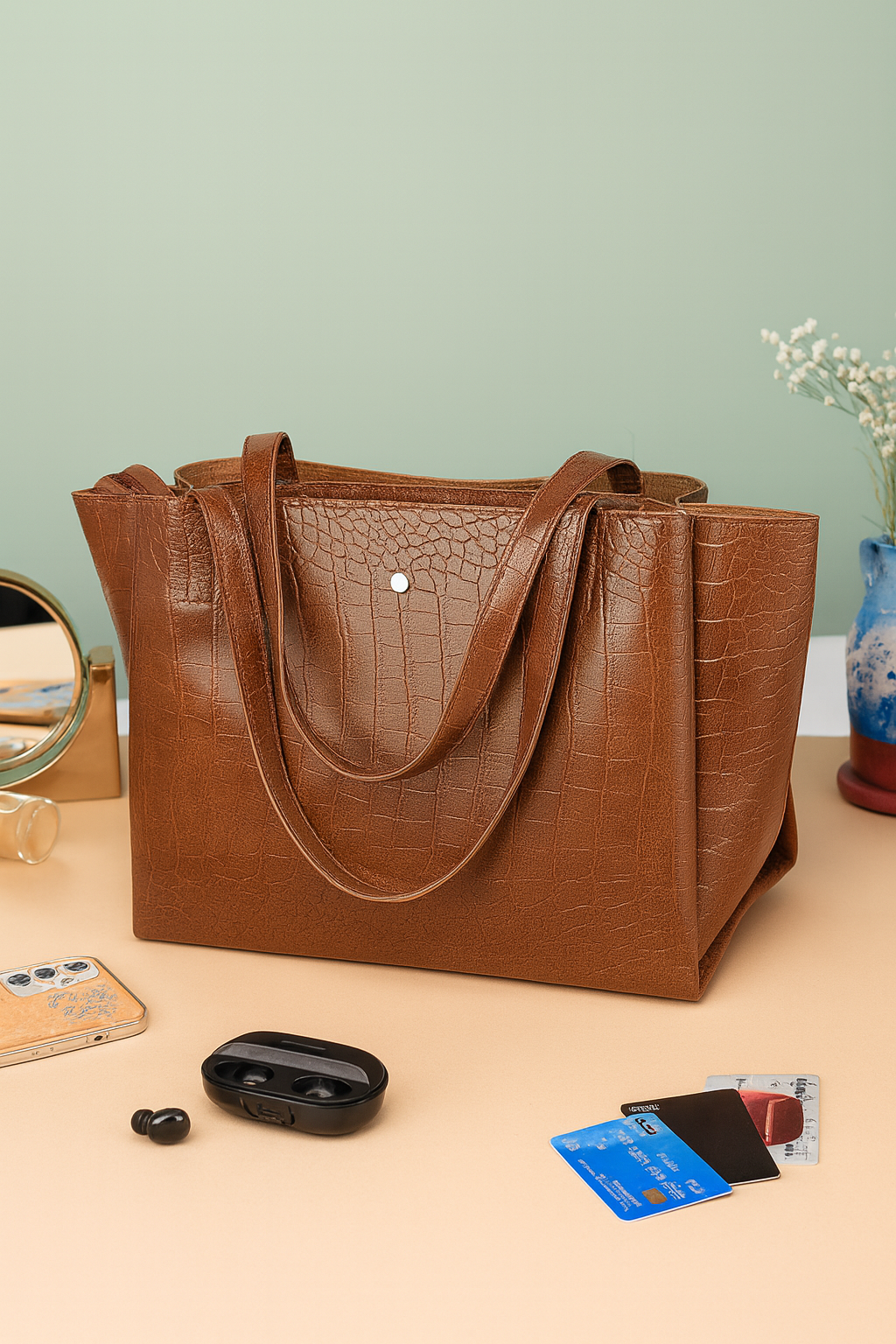Marvane Umber Artisan Tote