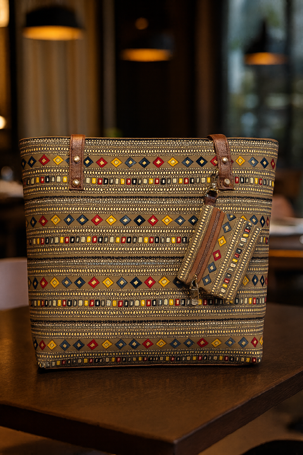 Selvane Solstice Pattern Tote