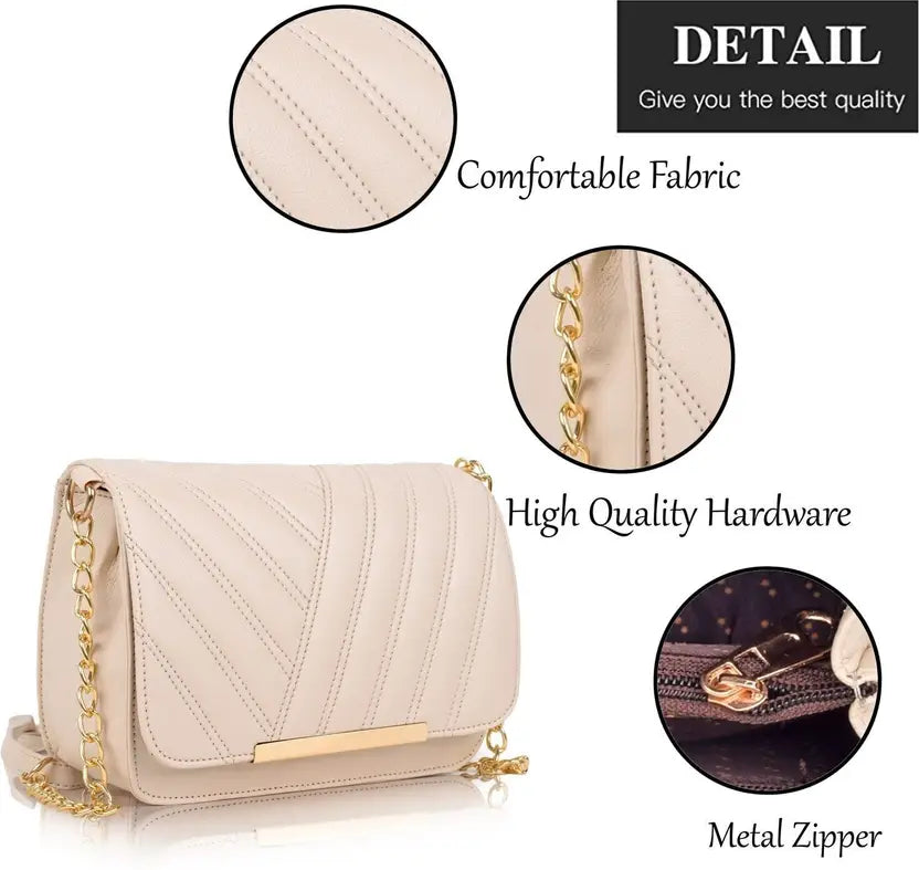 Elaris Beige Chain Carry