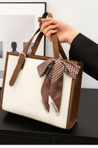 Selvara Caramel Accent Tote