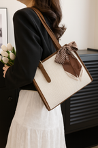 Selvara Caramel Accent Tote