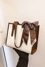 Selvara Caramel Accent Tote